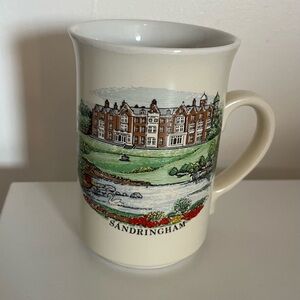 Sandringham Cream Mug with Scenic Design